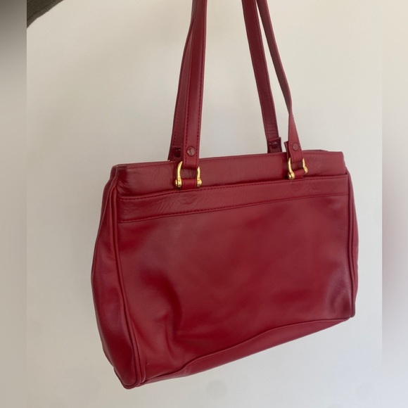 Giani Bernini Red Purse Handbag Genuine Leather - Picture 3 of 8